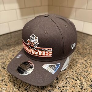 Cleveland Browns New Era 9SEVENTY Brownie the Elf Stretch-Snap Hat Cap Brown New